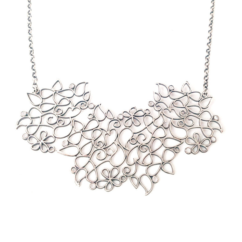 Big Henna Filigree Necklace